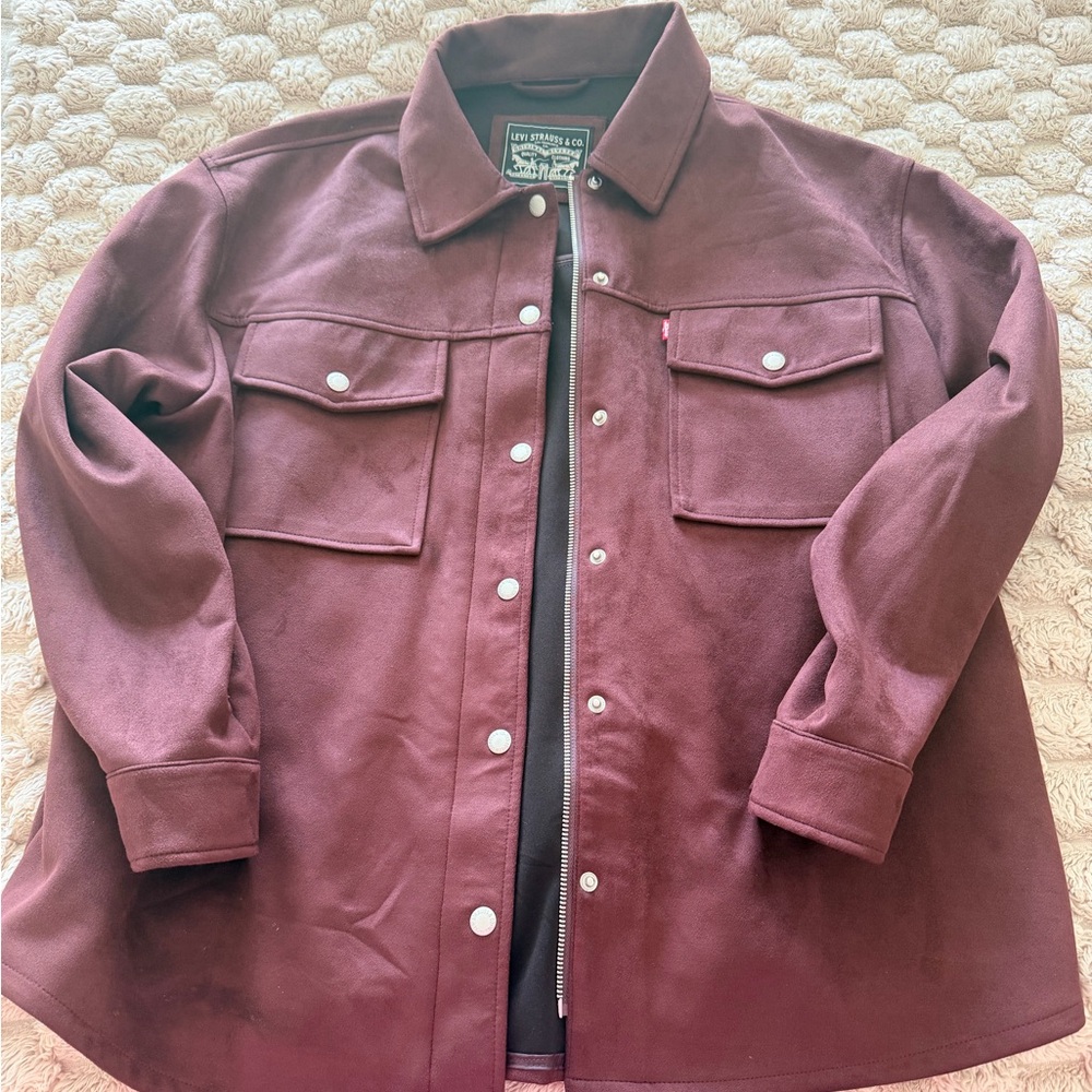 Woman’s Suede Zip Jacket - Brown